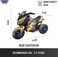 Lovely Baby LB 5188DX 12V Ride-On Bike for Kids, Leather Seat, EVA Wheels 2 Motors &ndash; Fun Ride-On for Ages 2-5 Years - Yellow