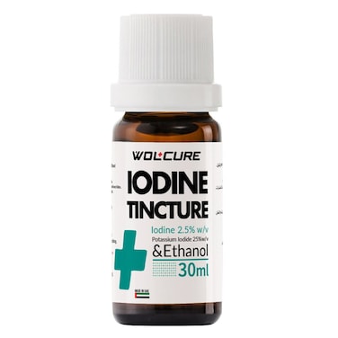 Wolcure Iodine Tincture 2.5% W/V Solution 30ml