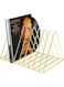 Pashion Vinyl Record Stand Holder, Desktop Album Storage Rack, Triangle Vinyl Record Shelf Display Vinyl Coated Metal Wire Rack Functional &amp; Stylish Display Rack for Office Home