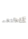 12-Piece Cup And Saucer Set 200 ml White