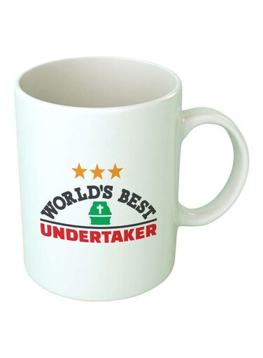 Print Printed Ceramic Mug White/Green/Black/Yellow