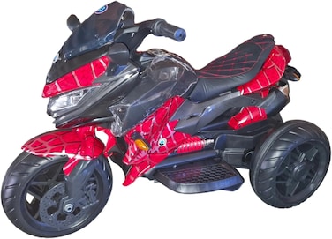 Lovely Baby LB 5188DX 12V Ride-On Bike for Kids, Leather Seat, EVA Wheels 2 Motors &ndash; Fun Ride-On for Ages 2-5 Years - Red