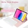 ZOOMEE Case for iPad for iPad 10th Gen 10.9 inch (2022) and iPad 11th (A16, 2025) Case with Keyboard - Backlit Detachable, Folio Cover with Pencil Holder Pink
