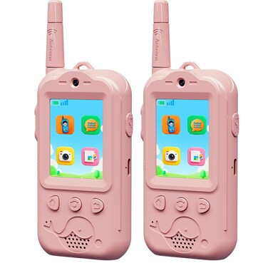 Interactive Video Walkie Talkies for Children with Dual Lens Camera