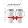 LocknLock Metro Mug King 820ml, PACK of 2 &ndash; Insulated BPA-Free Stainless Steel Mugs with Handles &amp; Spill-Resistant Lids for Hot &amp; Cold Drinks