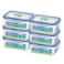 LocknLock Food Container Rectangle 350ml &ndash; Pack of 6 &ndash; Airtight, BPA-Free, Eco-Friendly &amp; Microwave Safe