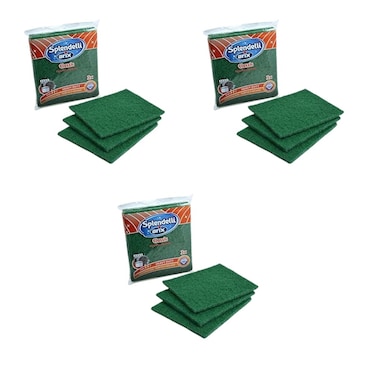 Arix Splendelli Classic Scouring Pad (Pack of 3 x 3pcs) &ndash; Ultimate Stainless Steel Cleaner