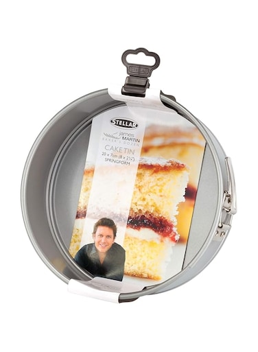 Stellar James Martin Non-Stick 8" Round Cake Tin, Springform, 21cm x 7cm