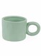 Pear 400ml Green Geo Mug - Modern Drinkware