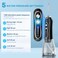 Water Dental Flosser Teeth Pick -Portable Oral Irrigator with 5 Modes, Rechargeable IPX7 Waterproof Orthodontic Teeth Cleaner Pick Cordless for Home Travel-300ml Water Tank
BLACK