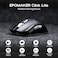 EPOMAKER Click Lite Wireless Gaming Mouse 800 to 12000 DPI Adjustable PAW3311 Sensor 500mAh 59g 2.4G Bluetooth USB-C Rechargeable with 5 Programmable Buttons for PC Mac Linux (Black)