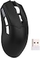EPOMAKER Click Lite Wireless Gaming Mouse 800 to 12000 DPI Adjustable PAW3311 Sensor 500mAh 59g 2.4G Bluetooth USB-C Rechargeable with 5 Programmable Buttons for PC Mac Linux (Black)