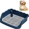 Top-Notch Indoor Dog Potty Tray: Train Your Pup with this Easy-Clean, Non-Spill Litter Box featuring a Protective Wall and Removable Design
