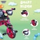 Lovely Baby Kids/Children Smart Design Tricycle LB 3390 with LED Lights, Music, and Rear Basket - Purple