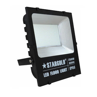 STARGOLD LED Flood Light 250W AC Super Bright Outdoor Work Light Halogen Bulb 6500K