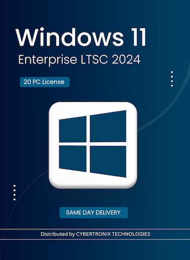 Microsoft Windows 11 Enterprise LTSC 2024   20 PC License   Digital License   SAME DAY DELIVERY