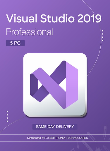 Microsoft Visual Studio 2019 Professional 5PC   Digital License   Same-Day Delivery