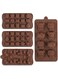 Cozihom Diverse Animal Silicone Chocolate Making Molds, Food Grade Silicone for Chocolate, Candy, Ice Cube, Dog Treats. 4 Pcs