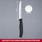 Victorinox Classic Round Tip Wavy Tomato Knife, 11 cm, Black