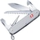 Victorinox Farmer Silver Alox, Swiss Army Pocket Knife 93 mm, 9 Tools