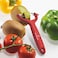 Victorinox Serrated Edge Tomato/Kiwi Peeler, Red, Size M