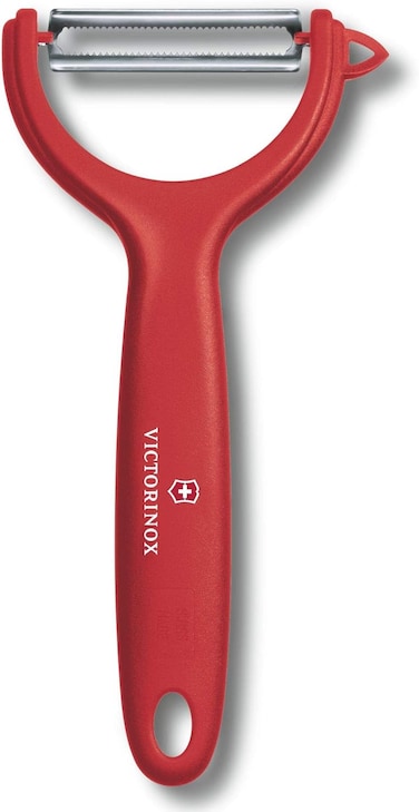 Victorinox Serrated Edge Tomato/Kiwi Peeler, Red, Size M