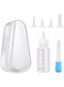 Excefore Pet Nursing Feeding Bottle, 7PCS Pet Nursing Bottle Kits Kitten Milk Feeder with Replacement Silicone Nipples Feeding Tool for Kitten Puppy Newborn Pet Animals