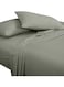 Casa 2 Pieces 1cm Stripe Bed Sheets Twin (100x200+30 cm) - Soft Satin Sheet Set with Pillowcases - Deep Pocket, Hotel Collection, Luxury Bedding Set include 1 fitted Sheet, 1 Pillowcase -Grey