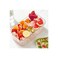 Double-layer 64-grid ice tray with press-to-release design and included ice shovel for convenience