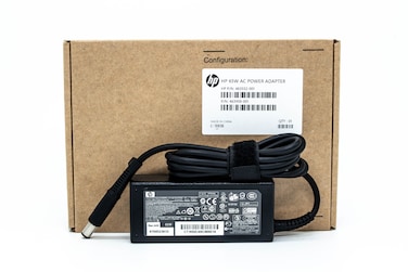 HP - 65W BIG ROUND BLACK PIN Power Adapter with 3 Pin UK Power Cable