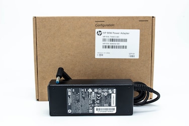 HP - 90W BLUE PIN Power Adapter with 3 Pin UK Power Cable