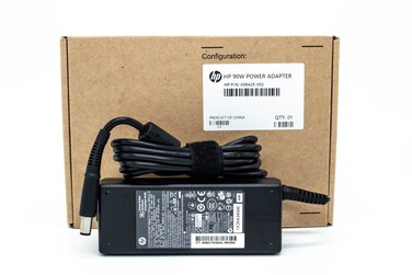 HP - 90W BIG PIN Power Adapter with 3 Pin UK Power Cable