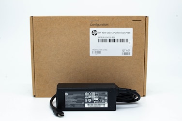 HP - 45W TYPE C Power Adapter with 3 Pin UK Power Cable