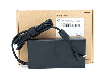HP - 120W BLUE PIN Power Adapter with 3 Pin UK Power Cable