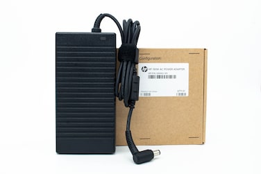 HP - 180W BLACK PIN Power Adapter with 3 Pin UK Power Cable