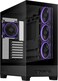 ASUS A31 Plus TG ARGB ATX Mid-Tower PC Case, Tempered Glass Side Panel, 4 Pre-installed ARGB Fans, Black