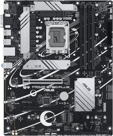ASUS Prime B760-PLUS Motherboard, Intel LGA1700, DDR5, PCIe 5.0 M.2, 2.5G LAN, USB 3.2 Gen 2, Thunderbolt 4 Header