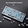 ASUS ROG Azoth White Wireless 75% Mechanical Gaming Keyboard, ROG NX Red Linear Switches, OLED Display, Hot-swap