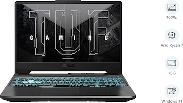 لابتوب ألعاب ASUS TUF A15 FA506NCQ معالج Ryzen 7 7435HS كارت RTX 3050 ويندوز 11