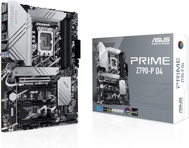 ASUS Prime Z790-P Motherboard, Intel LGA1700, DDR5, PCIe 5.0 M.2, 2.5G LAN, USB 3.2 Gen 2x2 Type-C, Thunderbolt 4