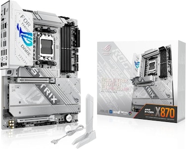 ASUS ROG Strix X870-A Gaming Motherboard, AMD AM5, DDR5, PCIe 5.0, WiFi 7, Bluetooth 5.4, USB4 40Gbps, Ryzen 9000 Ready