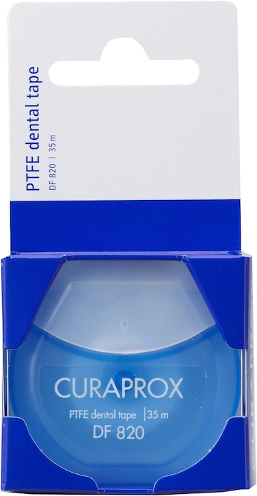شريط خيط تنظيف الأسنان من CURAPROX مصنوع من مادة PTFE