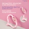 Curaprox Baby Teething Ring &amp; Rattle &ndash; BPA-Free Silicone Teething Toy for Pain Relief, Includes Learning Toothbrush for Oral Care, Sensory Motor Development Toy for Infants &amp; Toddlers, Pink, 1 Pc