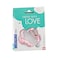 Curaprox Baby Teething Ring &amp; Rattle &ndash; BPA-Free Silicone Teething Toy for Pain Relief, Includes Learning Toothbrush for Oral Care, Sensory Motor Development Toy for Infants &amp; Toddlers, Pink, 1 Pc