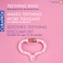 Curaprox Baby Teething Ring &amp; Rattle &ndash; BPA-Free Silicone Teething Toy for Pain Relief, Includes Learning Toothbrush for Oral Care, Sensory Motor Development Toy for Infants &amp; Toddlers, Pink, 1 Pc