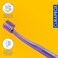 Curaprox Kids Ultra Soft Toothbrush, 5,500 CUREN Bristles for Gentle Plaque Removal and Cavity Reducing, Ergonomic Handle for Correct Brushing Angle, Kids Toothbrush Age 4 to 12, Purple
