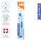 Curaprox Baby Toothbrush, Blue, Ultra Soft Toothbrush for Babies 0-4 Years, 4,260 CUREN Filaments for Gentle Gum and First Teeth Cleaning, Safe Rounded Rubberized Design for Baby Teeth