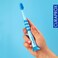 Curaprox Baby Toothbrush, Blue, Ultra Soft Toothbrush for Babies 0-4 Years, 4,260 CUREN Filaments for Gentle Gum and First Teeth Cleaning, Safe Rounded Rubberized Design for Baby Teeth