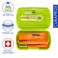Curaprox Travel Set Ortho Green I Includes CS 5460 Travel Toothbrush, 10ml Be You Toothpaste, CPS Prime 07 &amp; 09 Interdental Brushes I Compact Oral Care Kit for On-the-Go