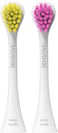 Curaprox Hydrosonic Sensitive Replacement Brush Heads, Duo Pack, Ultra Soft CUREN Filaments for Sensitive Gums, Compatible with Curaprox Sonic Electric Toothbrush, Yellow and Pink